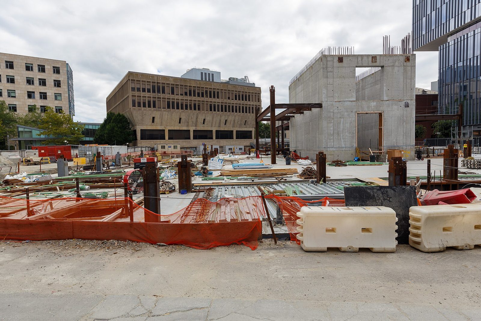 Commercial job site in Massachusetts