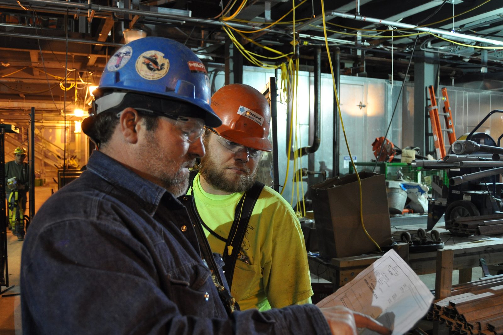 Foreman and crew on site